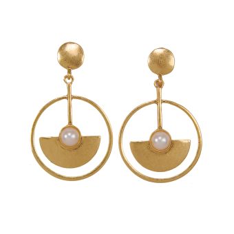 Circle Drop Earrings