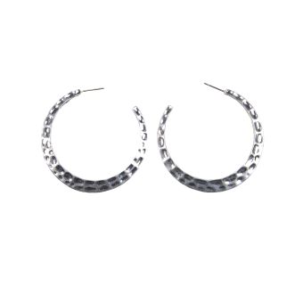 Hammered Finish Hoops