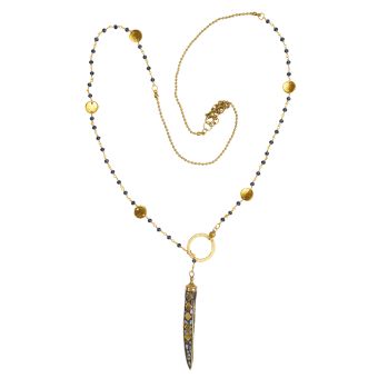 Gemstone Lariat Necklace