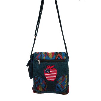 Americana Apple Messenger Bag