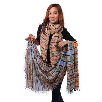 Tribal Printed Viscose Modal Scarf