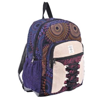 Hemp and Cotton Back Pack Bag