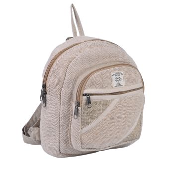 Hemp & Cotton Mini Back Pack Bag