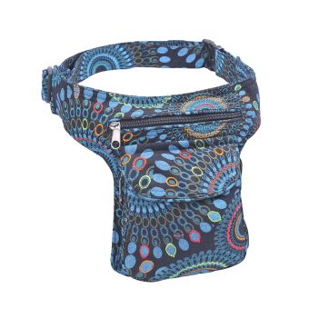 The Collection Royal Folk Theme Print and Embroidery Cotton Fanny Pack P