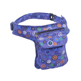 The Collection Royal Folk Theme Print and Embroidery Cotton Fanny Pack R