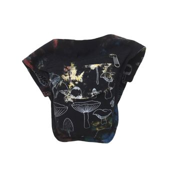 Hippie Tie Dye Mushroom Print Fanny Pack