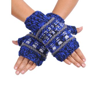 Melange Tribal Knitted Woolen Handwarmer