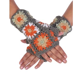 Crochet Woolen Handwarmer