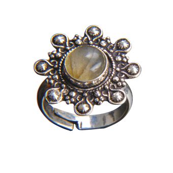 Gemstone Ring Labradorite