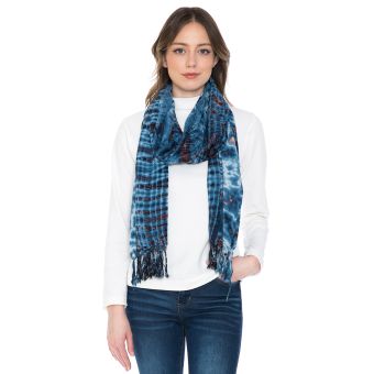 Deep Dyed Tie Dye Scarves