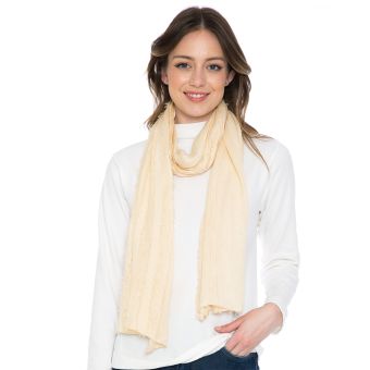 Fuzzy Cotton Scarf *Reduced