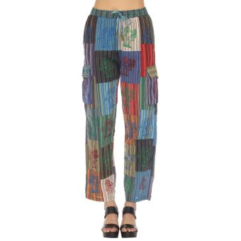 Stonewashed Patch Women's Trouser