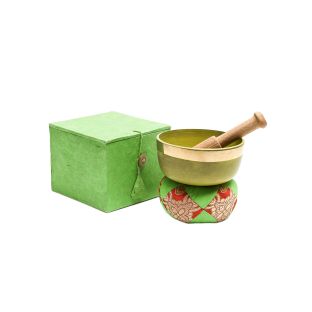 9 CM Singing Bowl Green Set