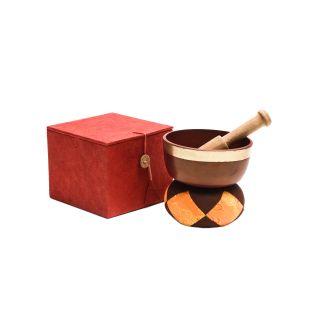 9 CM Singing Bowl Red Set